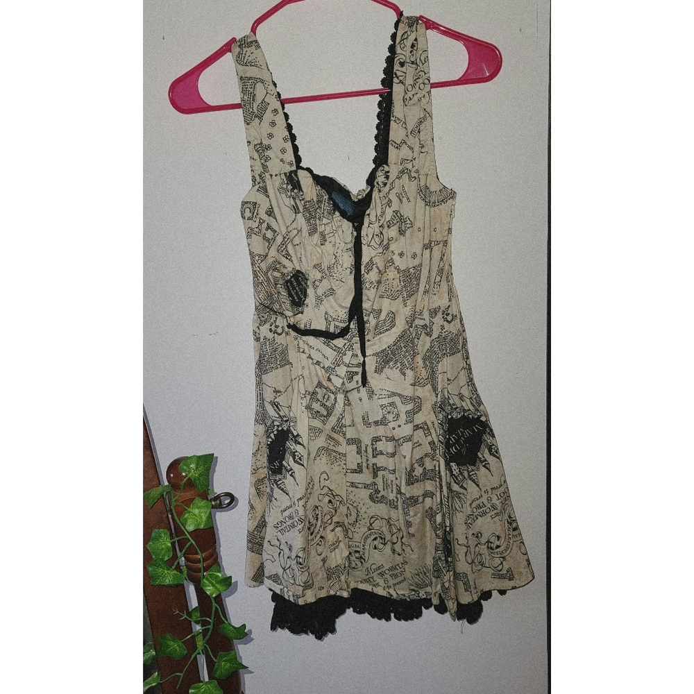 Harry Potter Marauder's Map Dress